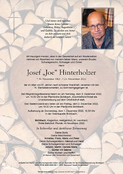 Josef Hinterholzer